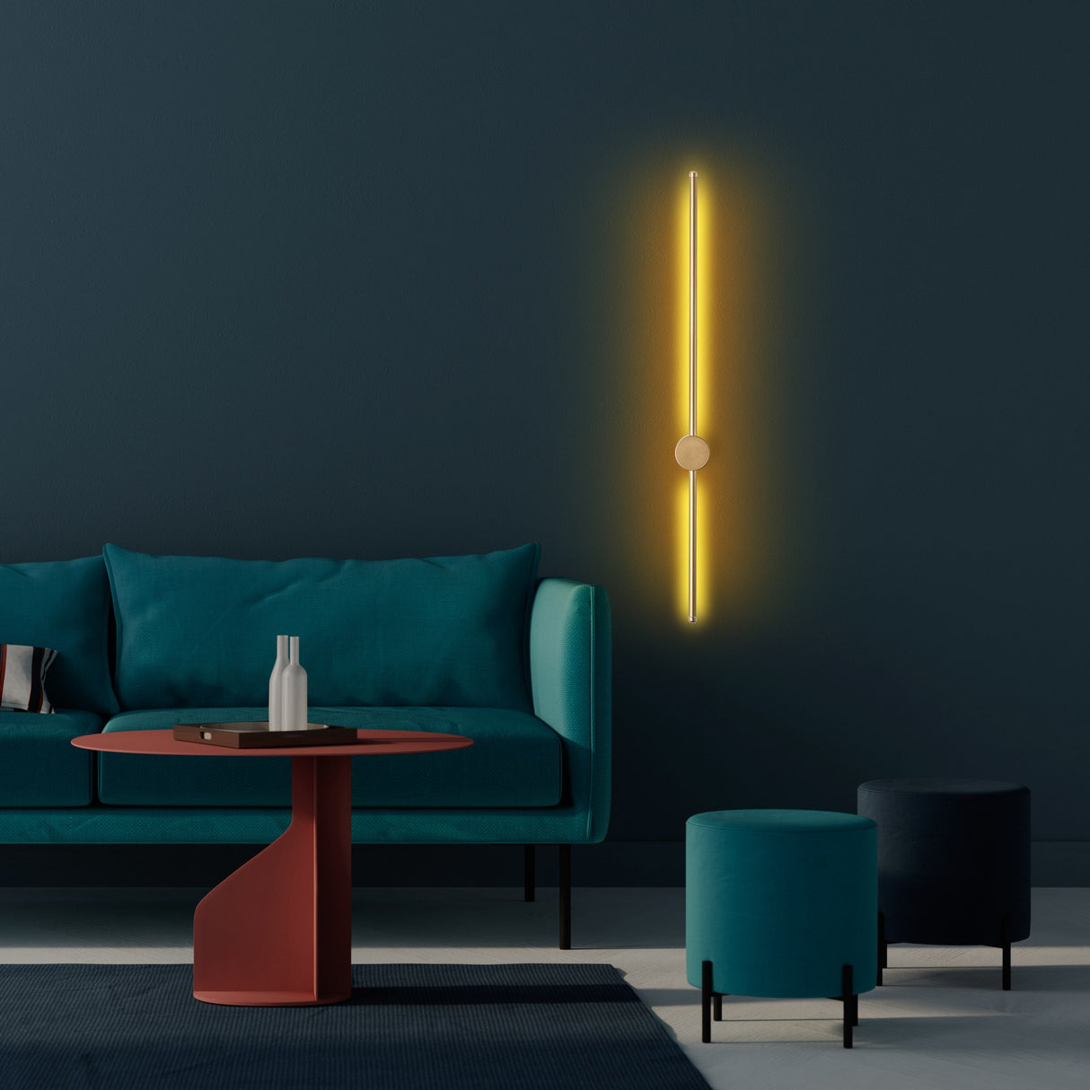 Væglampe Guld 91 cm Metal Vortex