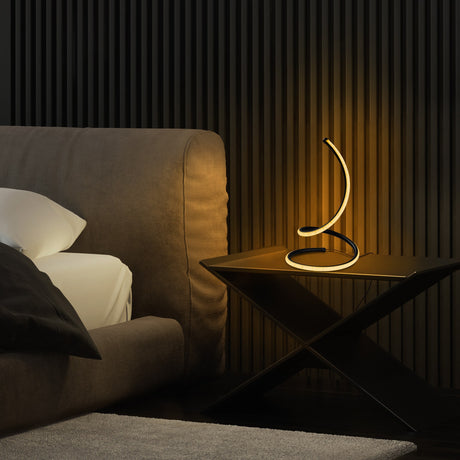 Bordlampe Sort Metal Nightstrike