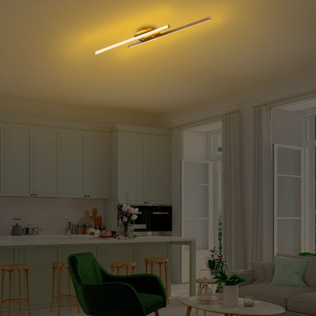 Loftlampe Guld Metal Hawk