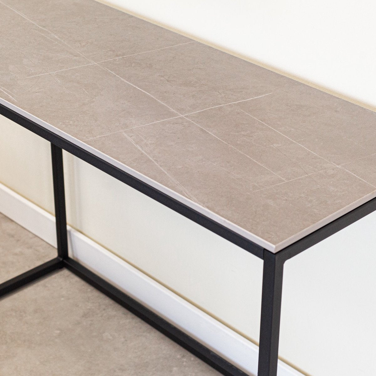 Toiletbord Fien Grey Marble Look 100x40 cm