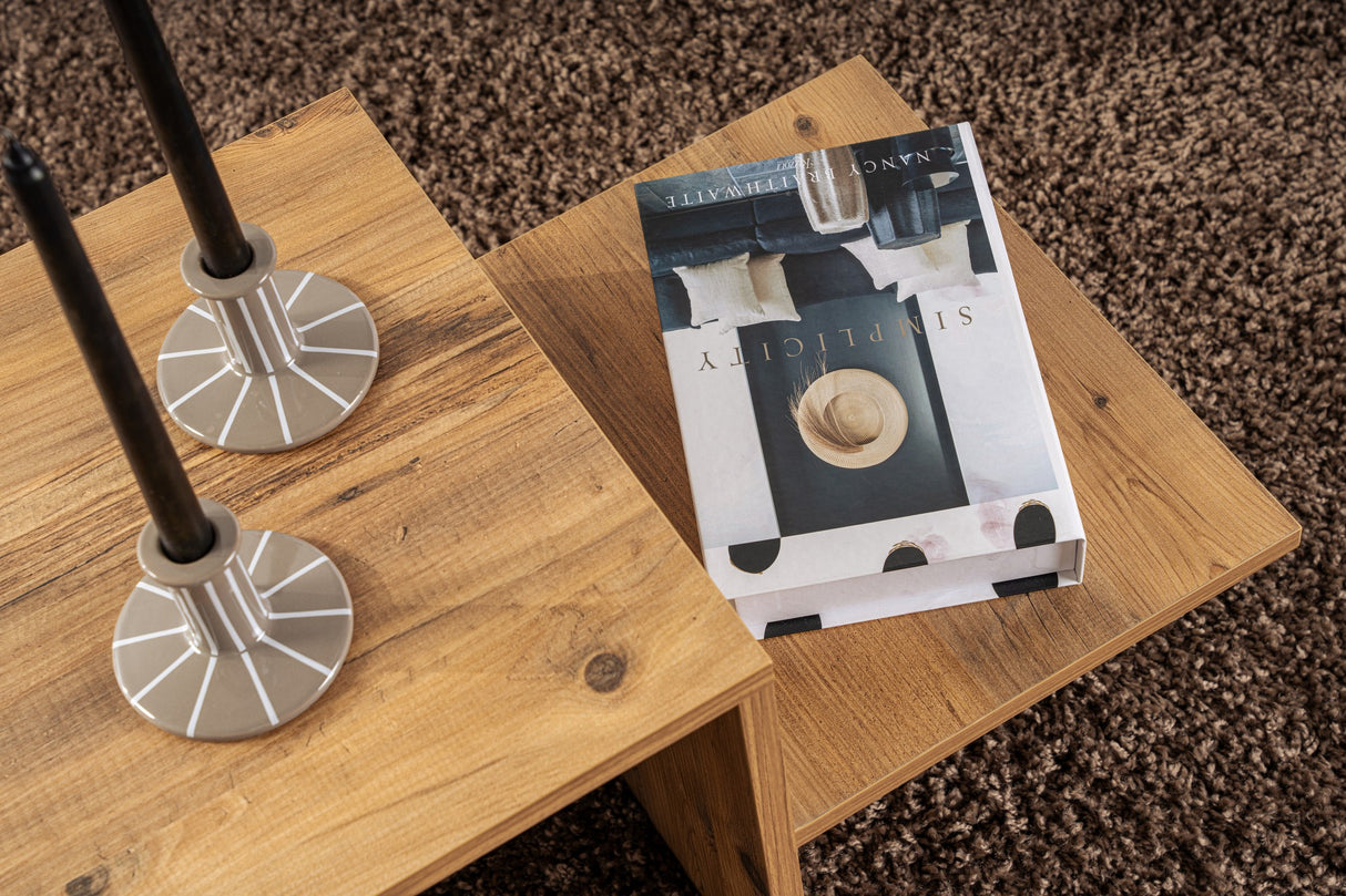 Salontabel Naturlig Fyrretrælook Melamin Eterna