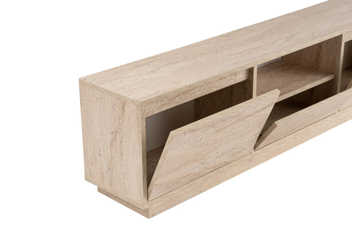 TV Møbel Beige Melamin Flare 42x160x29,5 cm