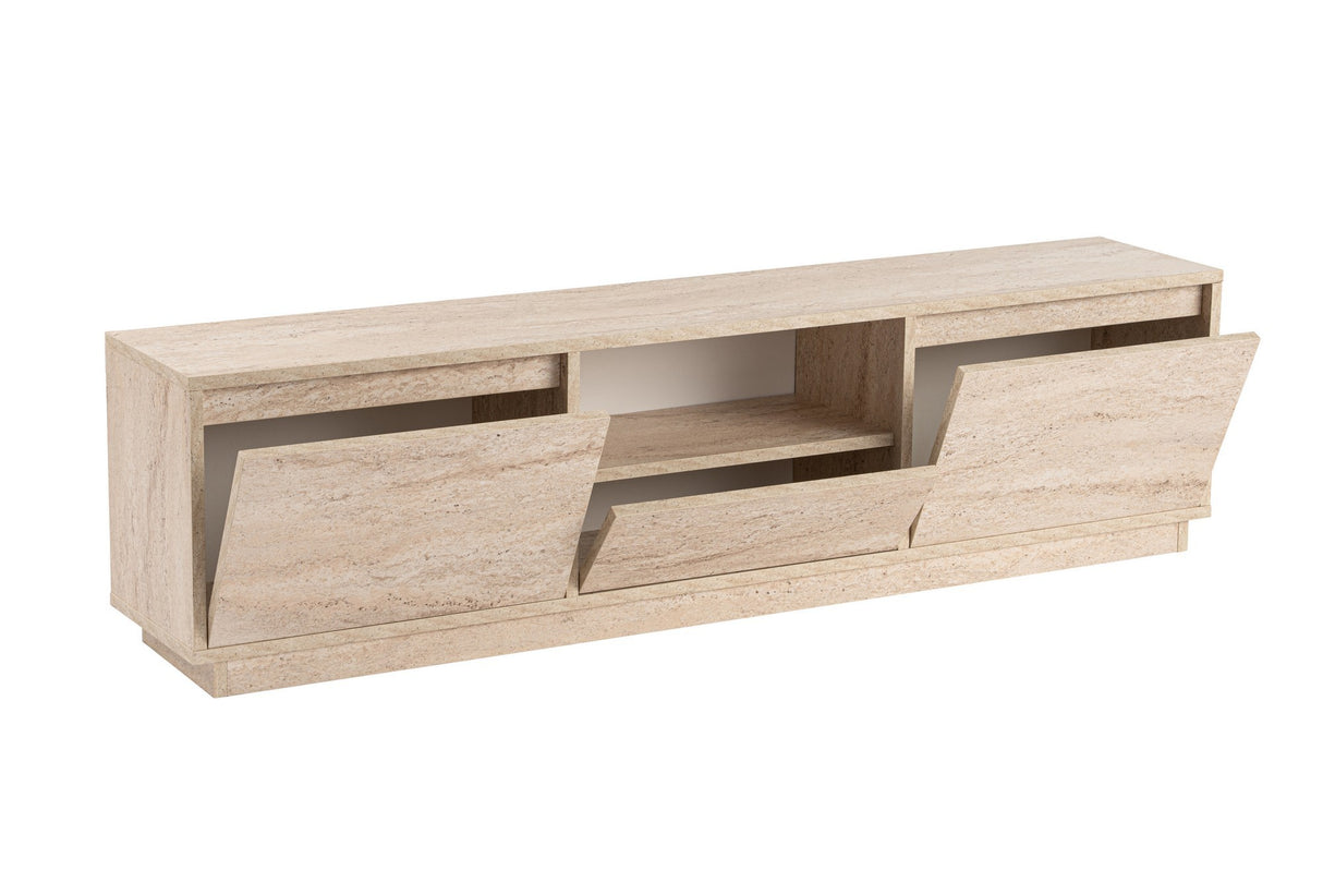 TV Møbel Beige Melamin Flare 42x160x29,5 cm