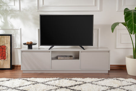 TV Møbel Grå Melamin Flare 42x160x29,5 cm