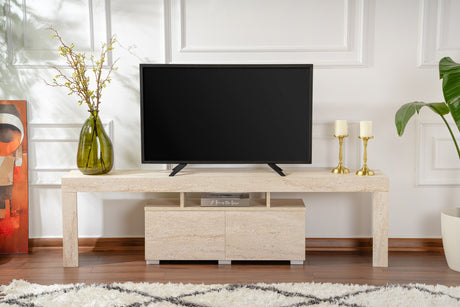 TV Møbel Beige Melamin Vertex 50x180x31,3 cm