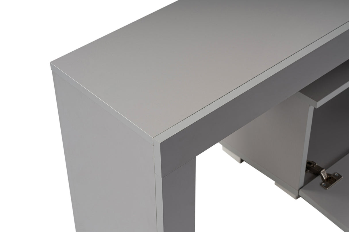 TV Møbel Grå Melamin Vertex 50x180x31,3 cm