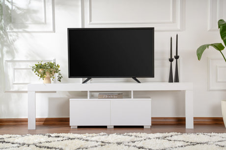 TV Møbel Hvid Melamin Vertex 50x180x31,3 cm