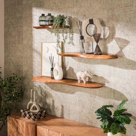 Vægbræt Akacie Nala 90 cm – Massivt Træ