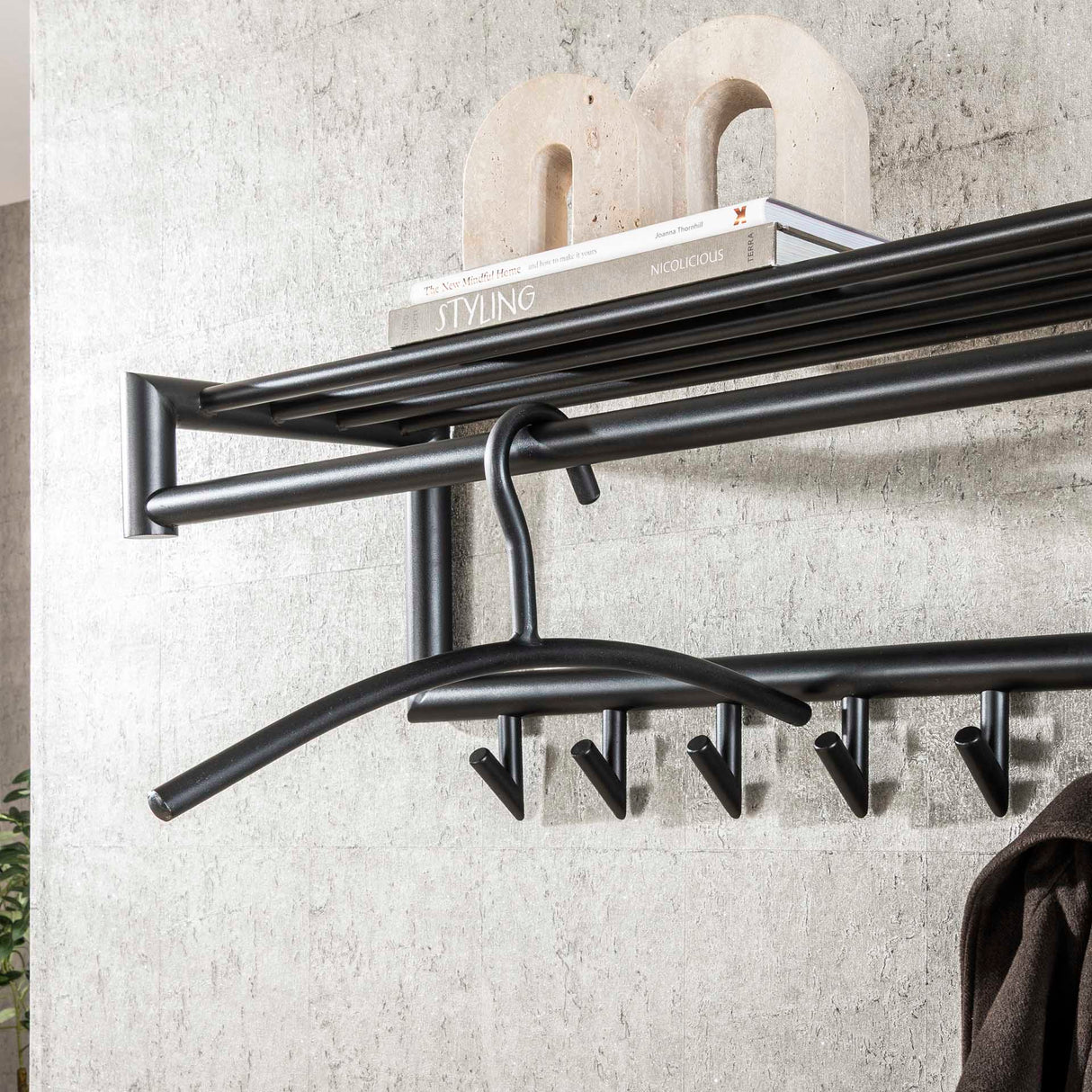 Tøjkrog Gunmetal Rund Rør 45 cm