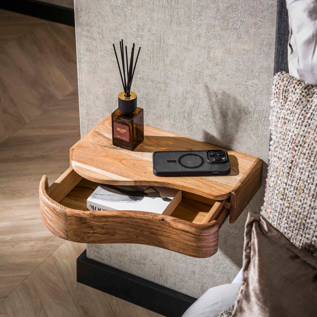 Acacia væg-nattavler Nova L/R (sæt af 2)