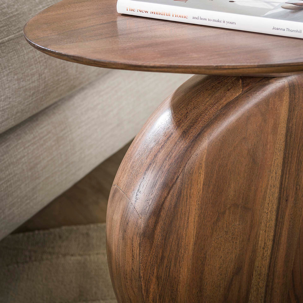 Sidebord Acacia Glaze Brown 45x36x50 cm