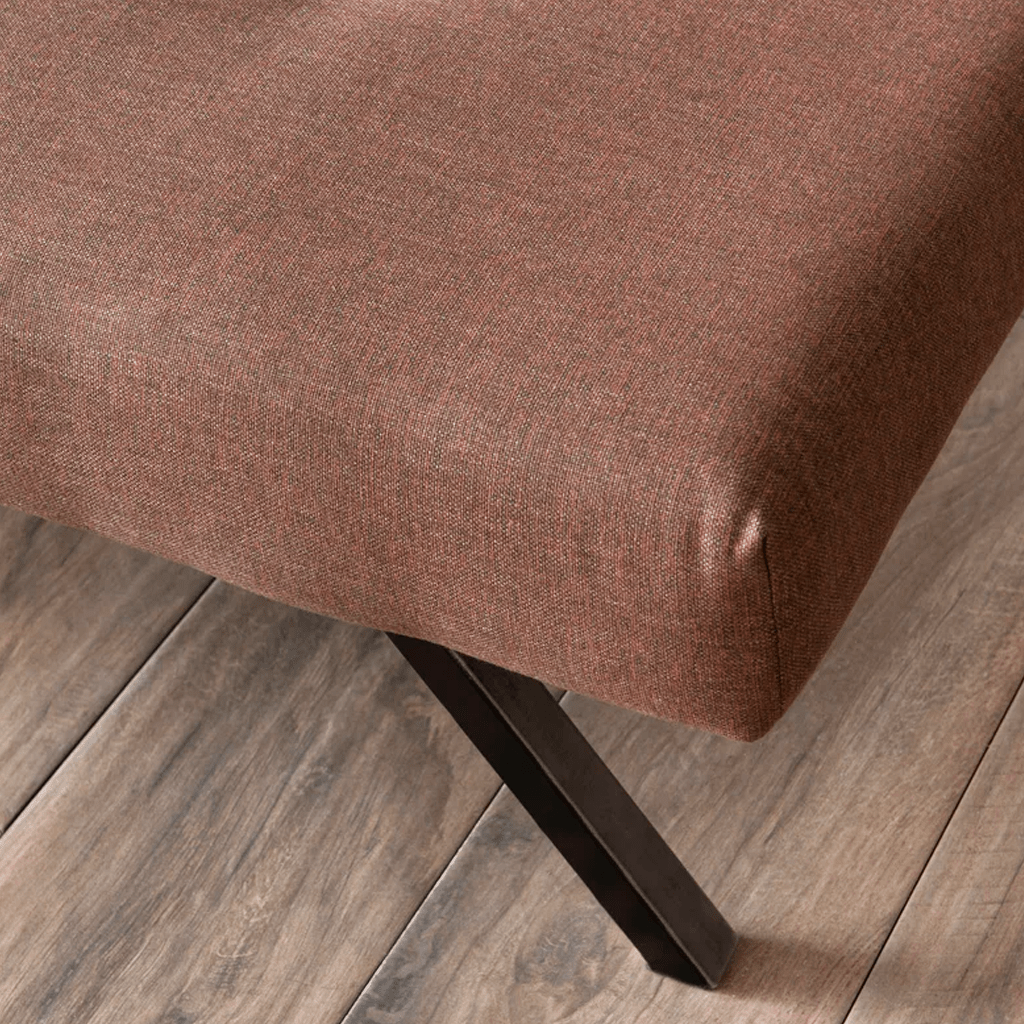 Slaapbank Zoly Bruin Stof 3-Zits - 180 cm - Zonder armleuningen - Zoly