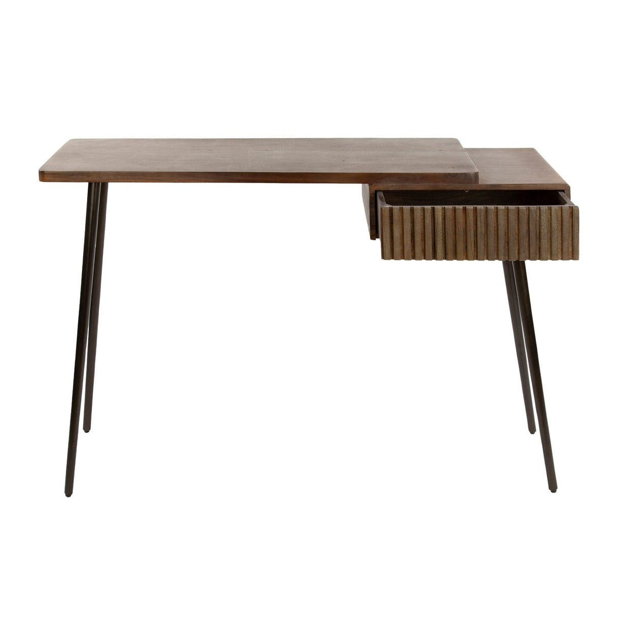 Kaptafel Elin - Massiv Akacie Drift Brown 120 cm