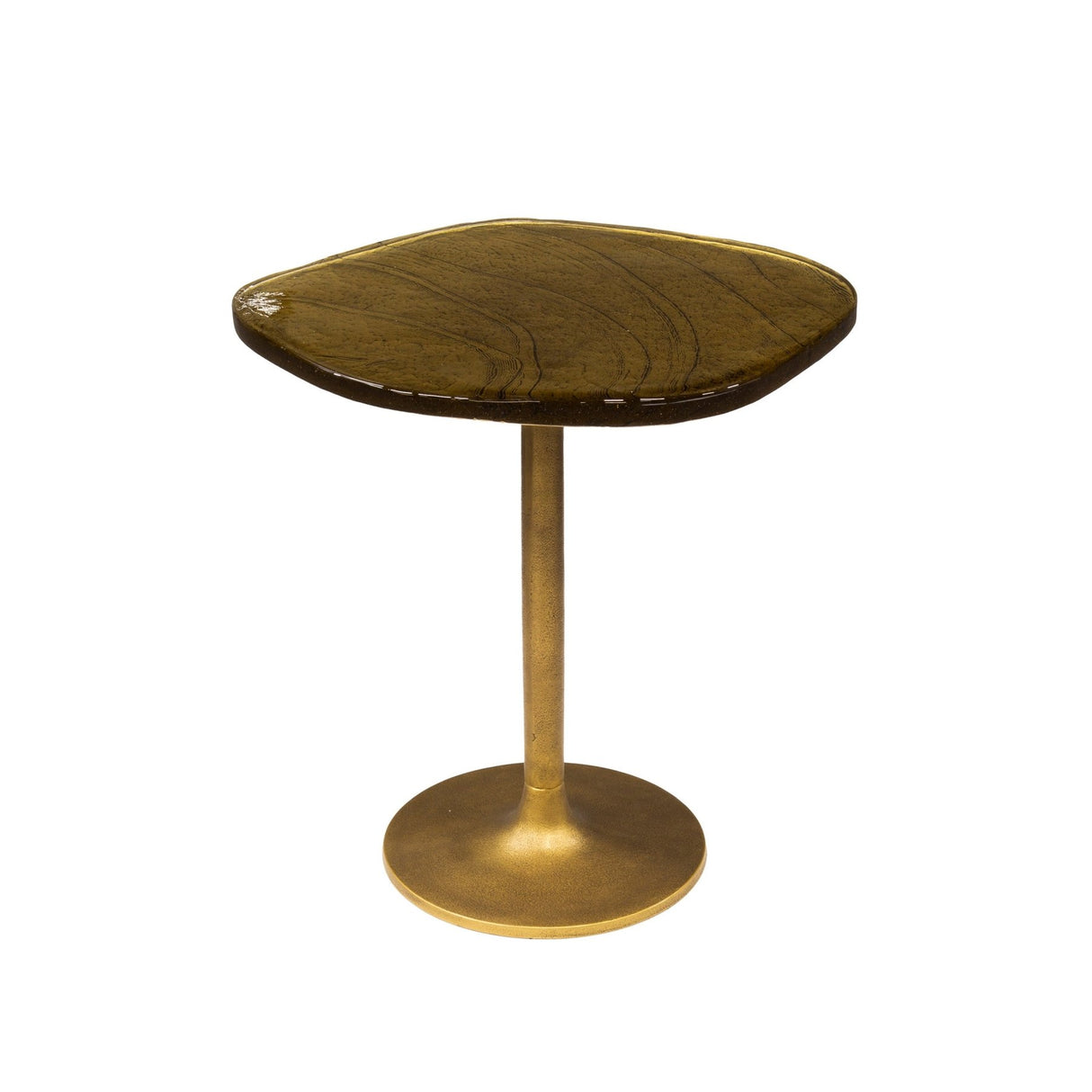 Sidebord Aurum S - Antiqu Gold Metal (53x42x50 cm)