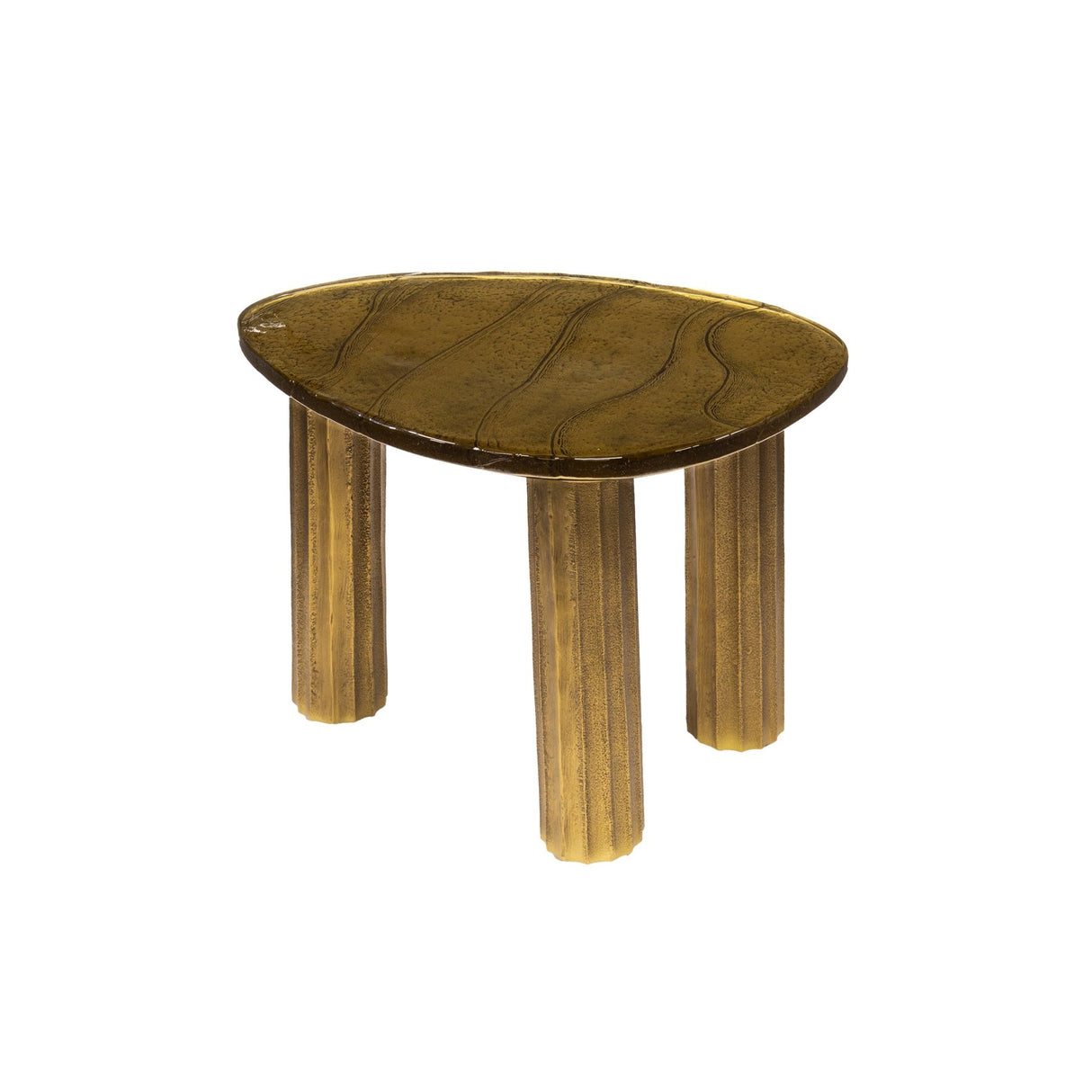 Salontafel Nova S - Antik Guld 51x37 cm