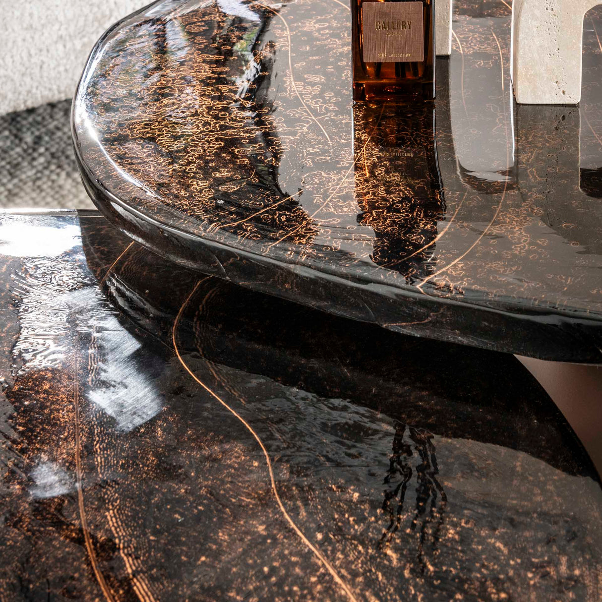 Stuebordssæt Aurora antik kobber - sæt af 2