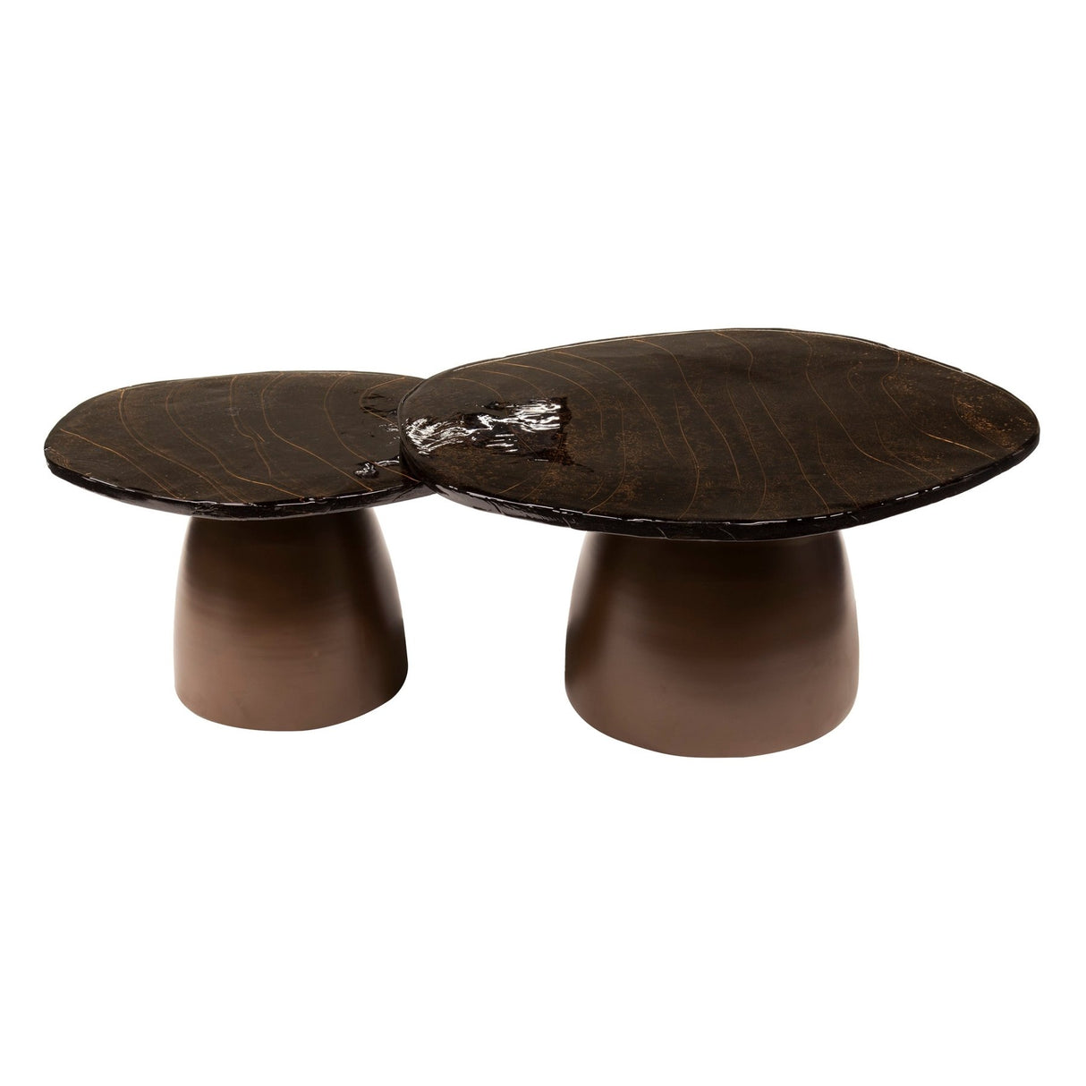 Stuebordssæt Aurora antik kobber - sæt af 2