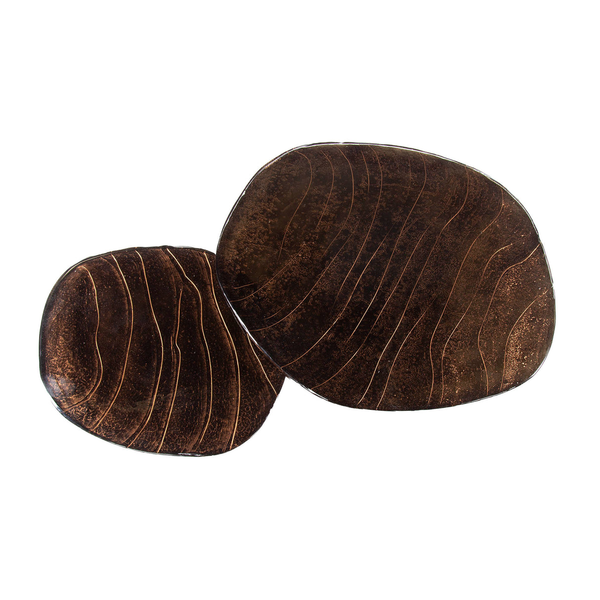 Stuebordssæt Aurora antik kobber - sæt af 2