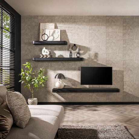 Væglæg 100 cm Metallic Grå Aeris
