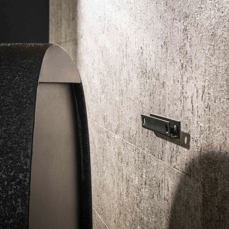 Sæt med 3 vægdekorationer Metallic Dråbe Grå Aeris
