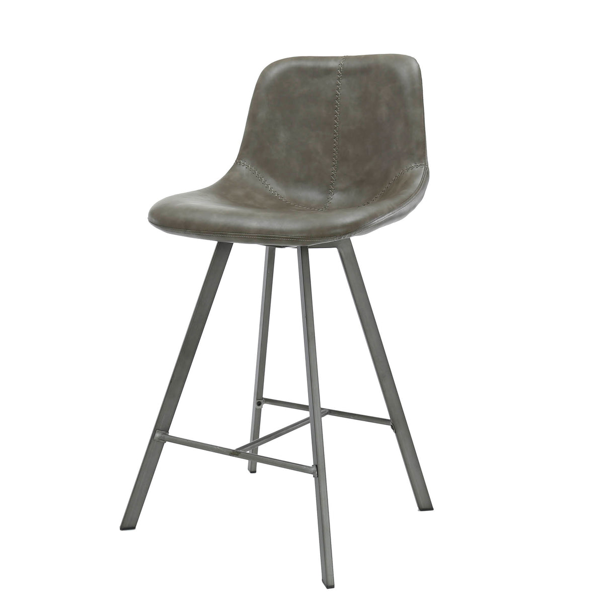 Sæt med 4 Barkrækker Siena Saddle PU taupe