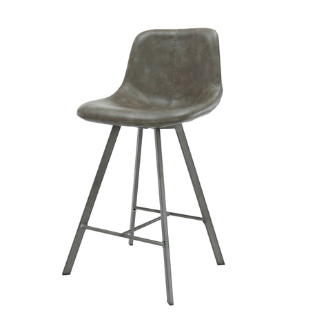 Sæt med 4 Barkrækker Siena Saddle PU taupe