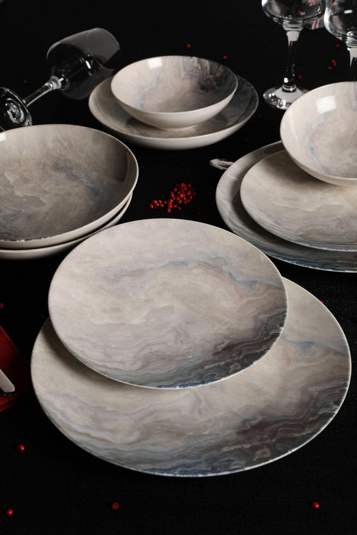 GBSATN24KY410050 Flerfarvet 100% PORCELÆN