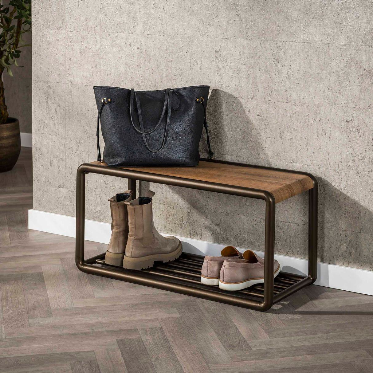 Senna Skohylde Drift brun 80x35 cm