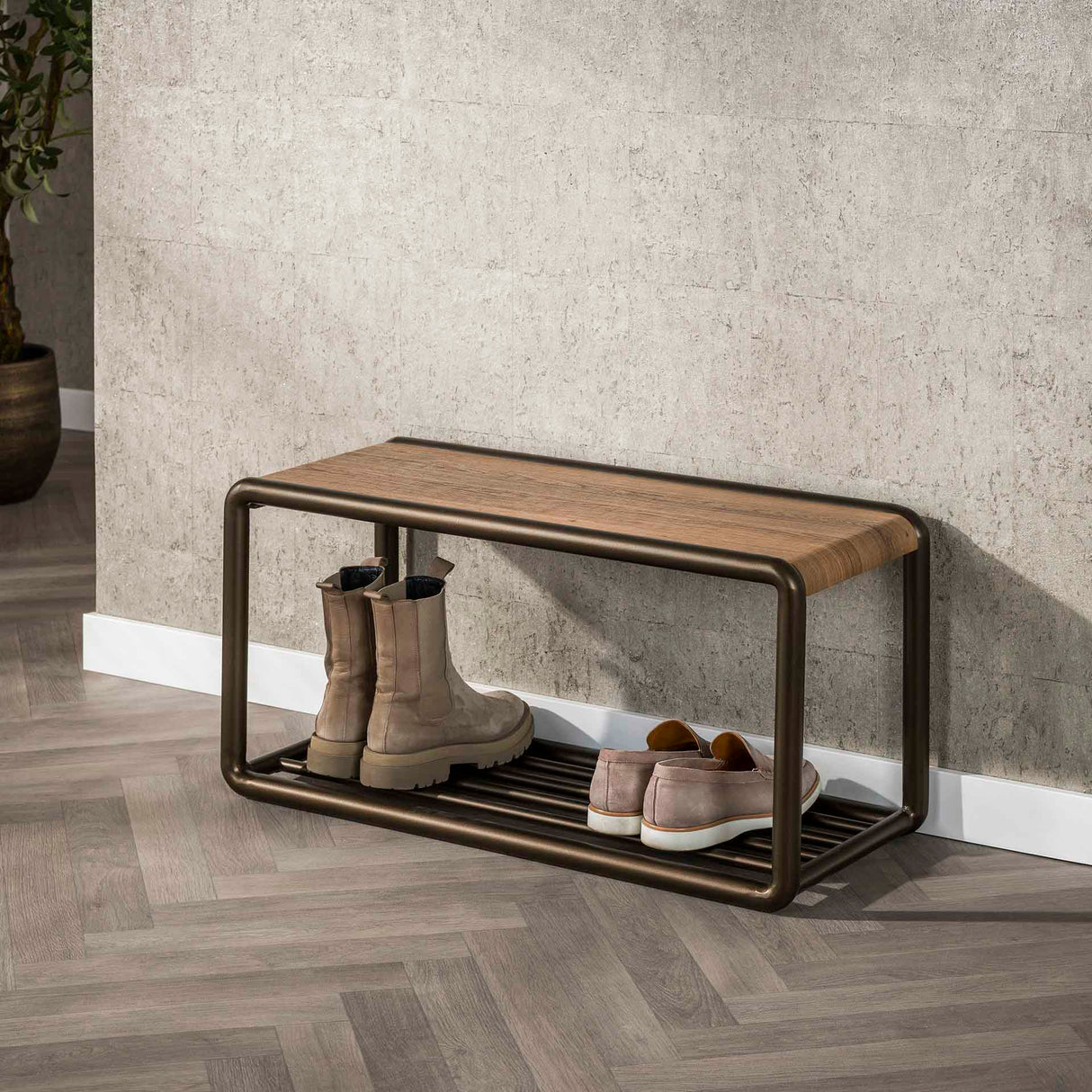 Senna Skohylde Drift brun 80x35 cm