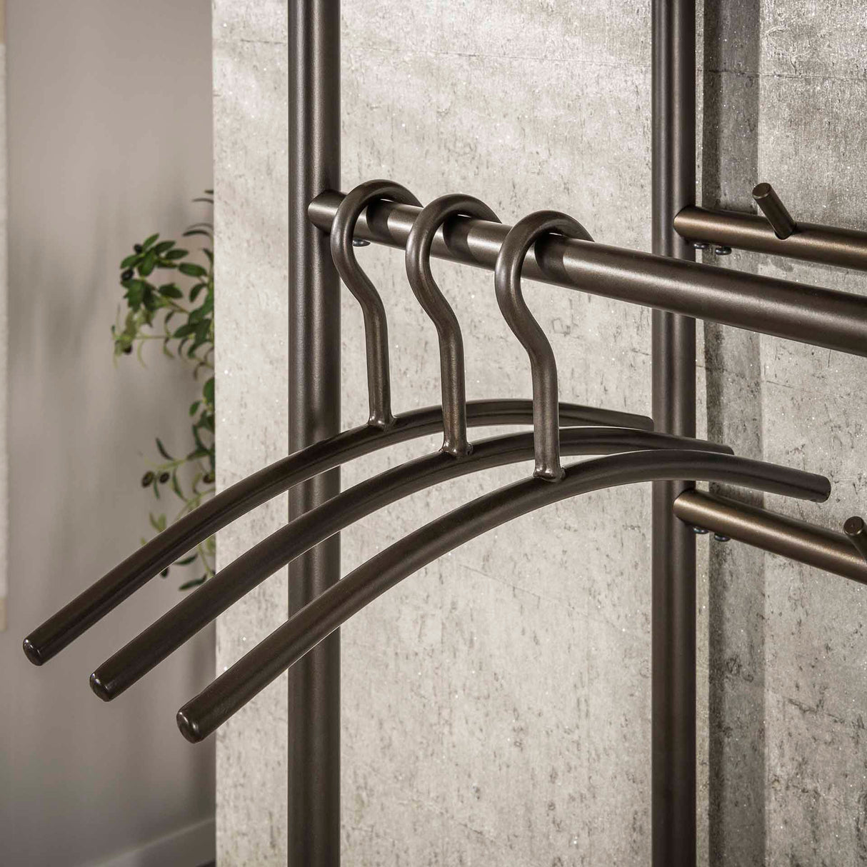 Sæt med 6 Hængestænger Hængere Drift brun