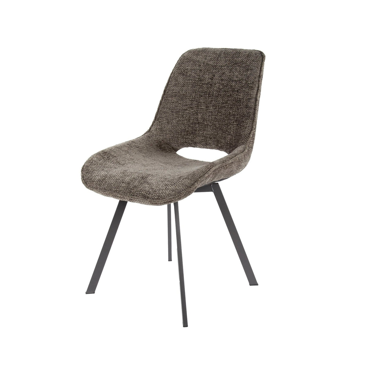Sæt med 4 spisestuestole Riviera Rich Taupe drejelig