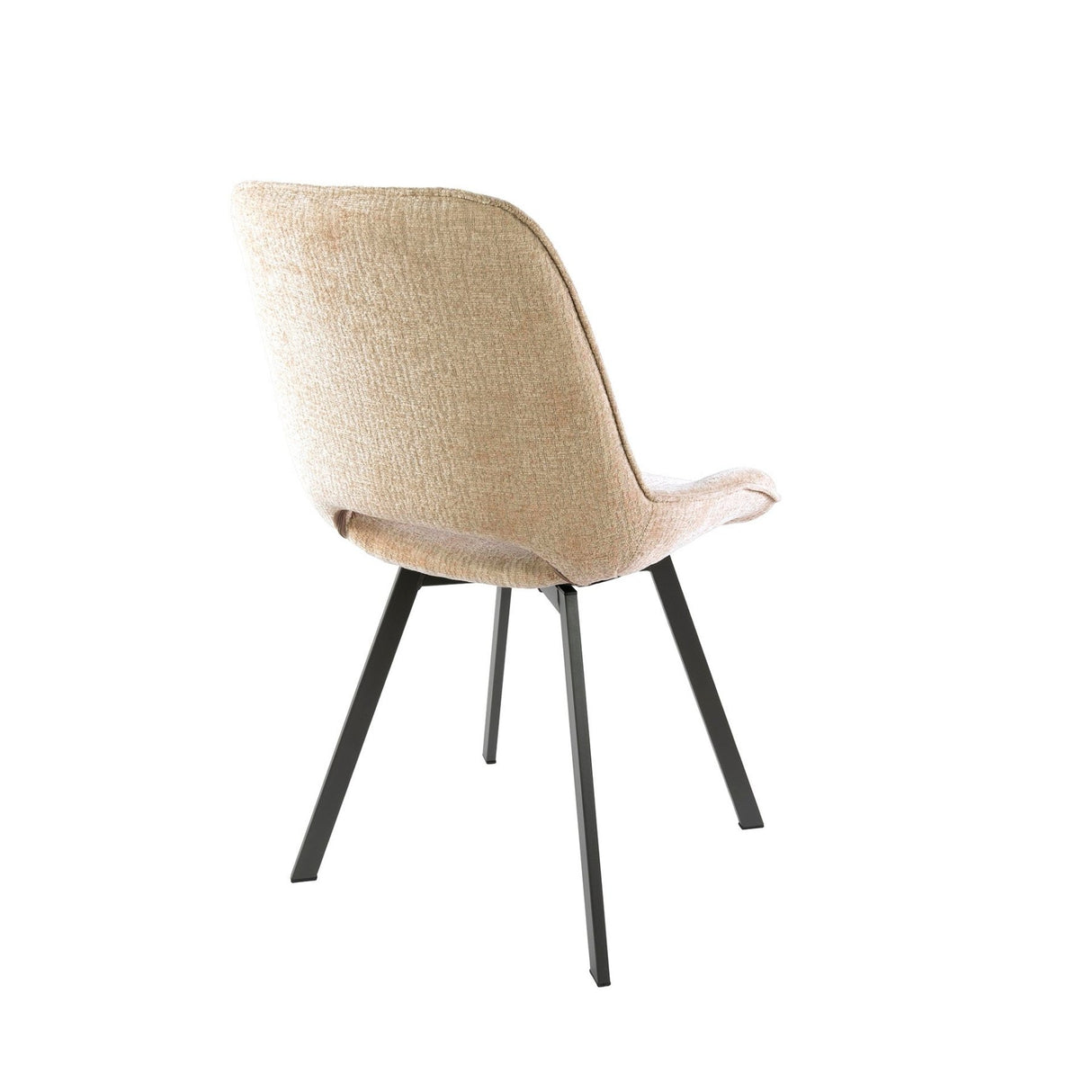 Sæt med 4 spisestuestole Avero drejelig Jaroq sand