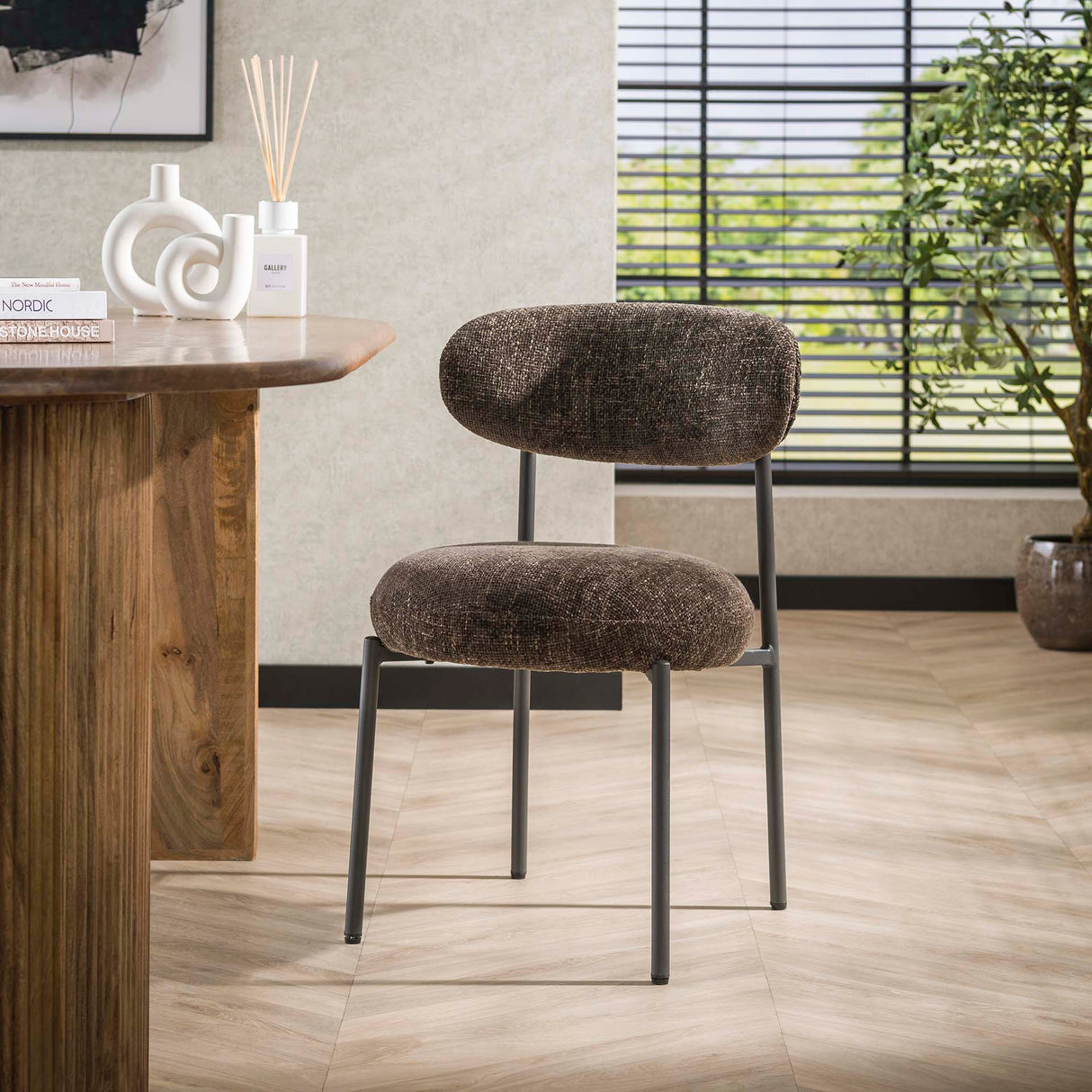 Spisebordsstol Aero Tissee Cargo Tissee Stoff Brun