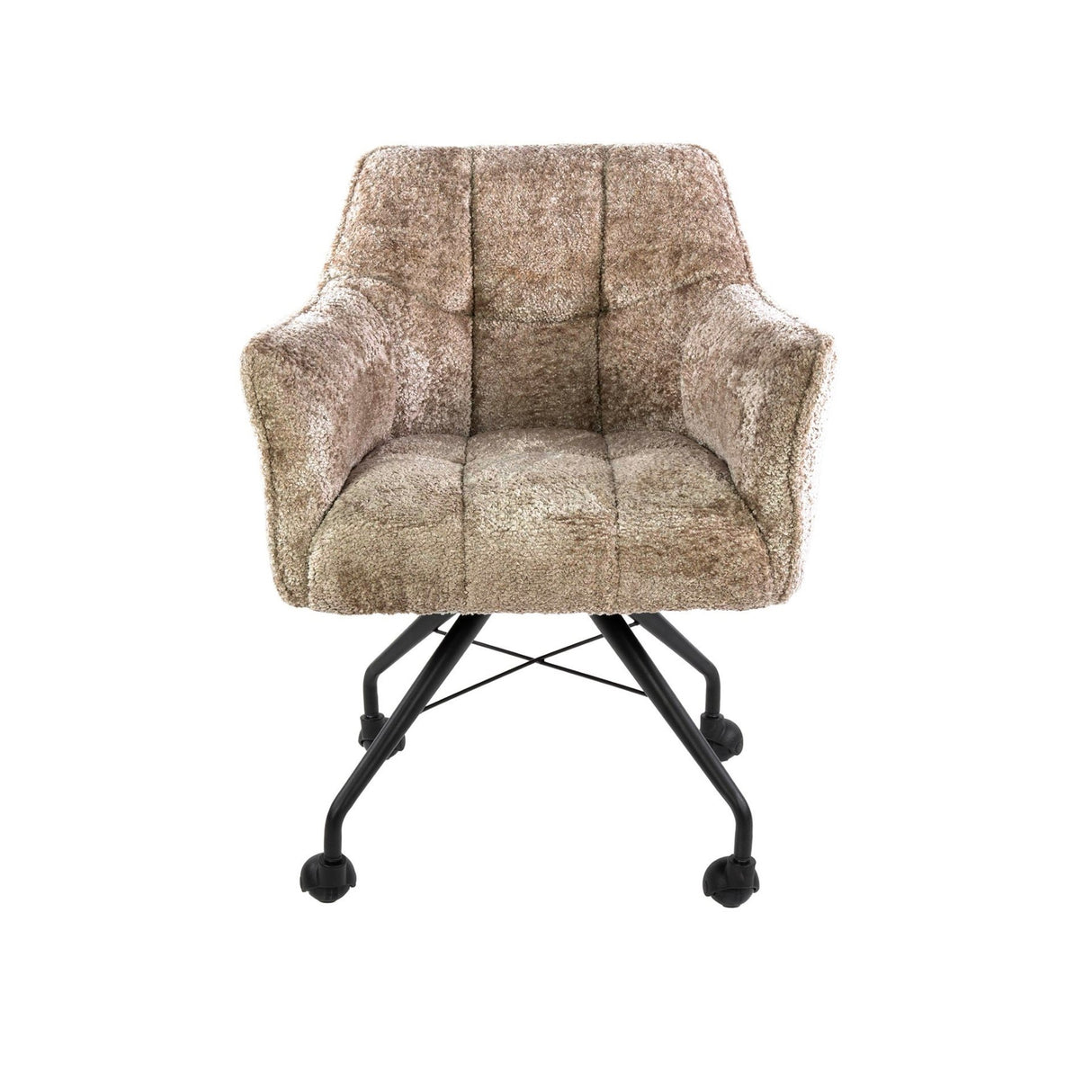 Sæt med 2 spisebordsstole Tova Alura sand