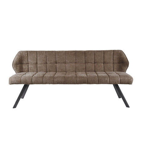 Spisebordsbænk Lino Bouclé Stof Taupe 180 cm Ternet