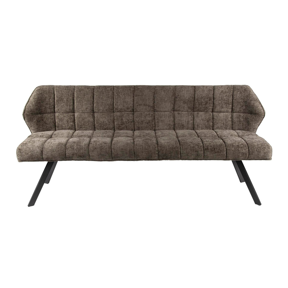 Spisebordsbænk Lino Chenille Stof Rich Taupe 180 cm Ternet