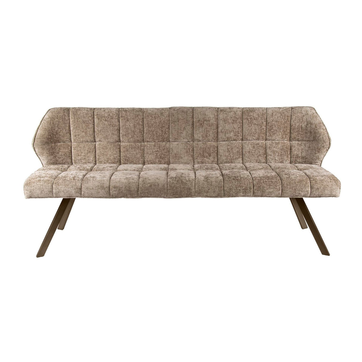 Spisesofa Grid Chenille Brown