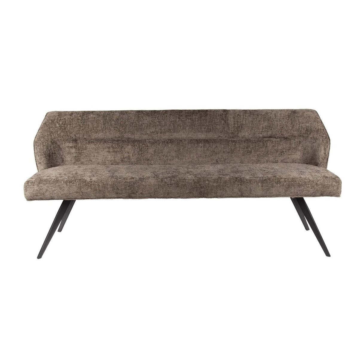 Spisebordsbænk Chia Chenille Stof Rich Taupe 188 cm