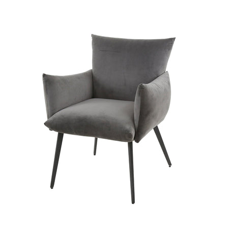 Marlow spisestol i velour antracit
