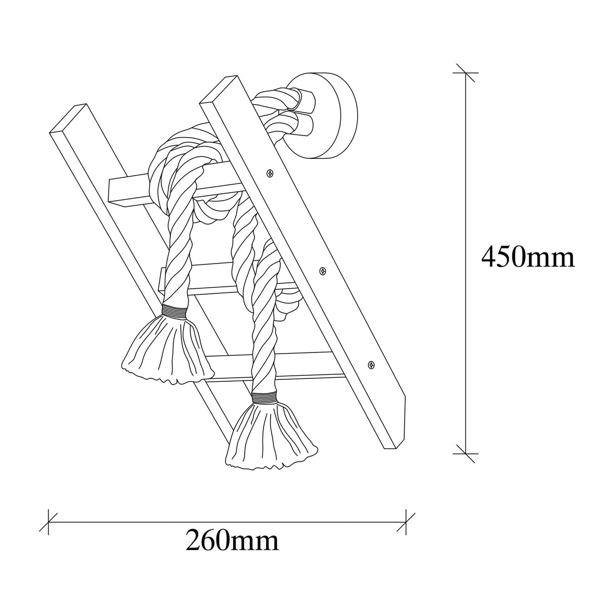 Væglampe Natur Bøg Fjord