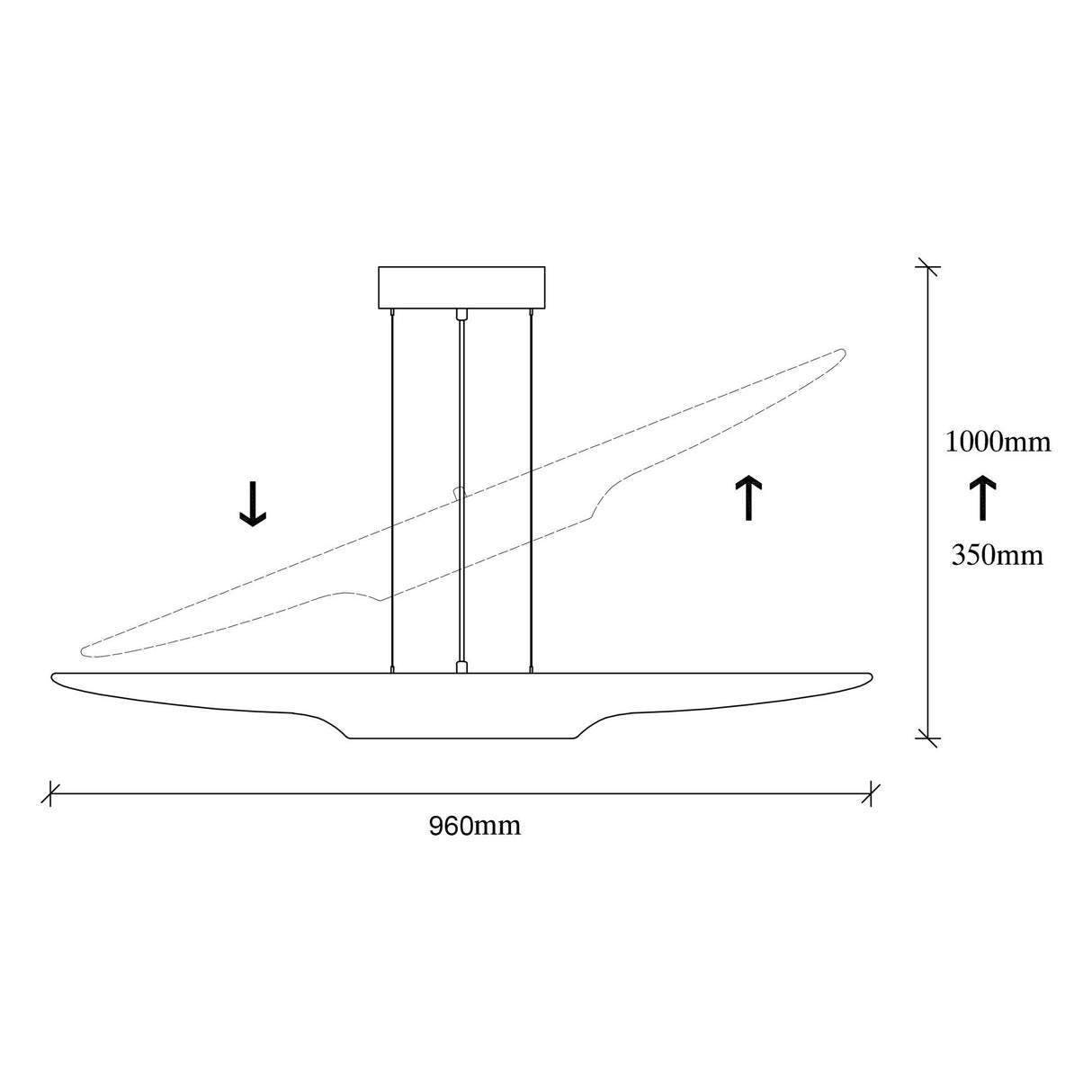 Hængelampe Sort Metal Lyra