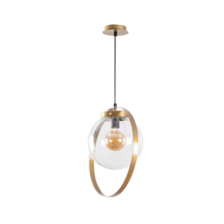 Hængelampe Guld Glas Blazer
