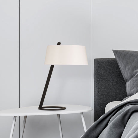 Bordlampe Hvid Metal Ascent