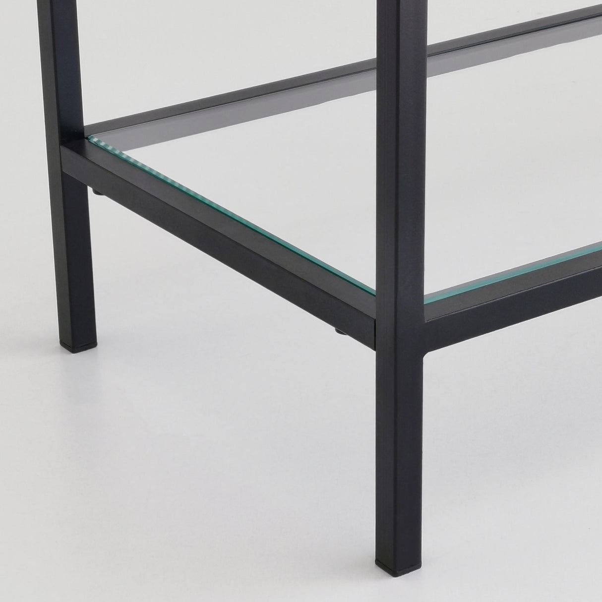 Kaptafels - Kaptafel Avignon Zwart Glas 100x85x30 cm - Dimehouse
