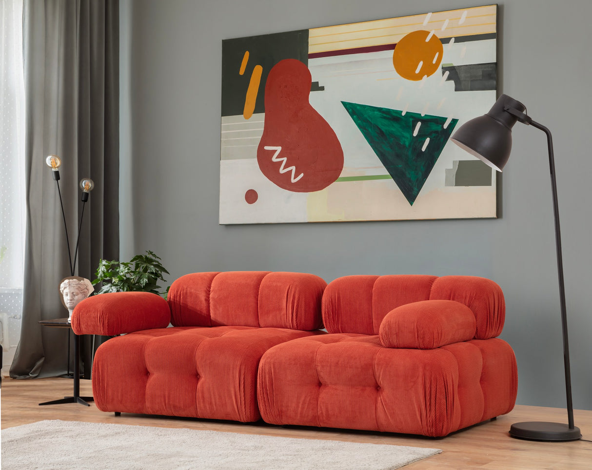 Banken - Modulaire bank 2 - zits Doblo rood - Dimehouse