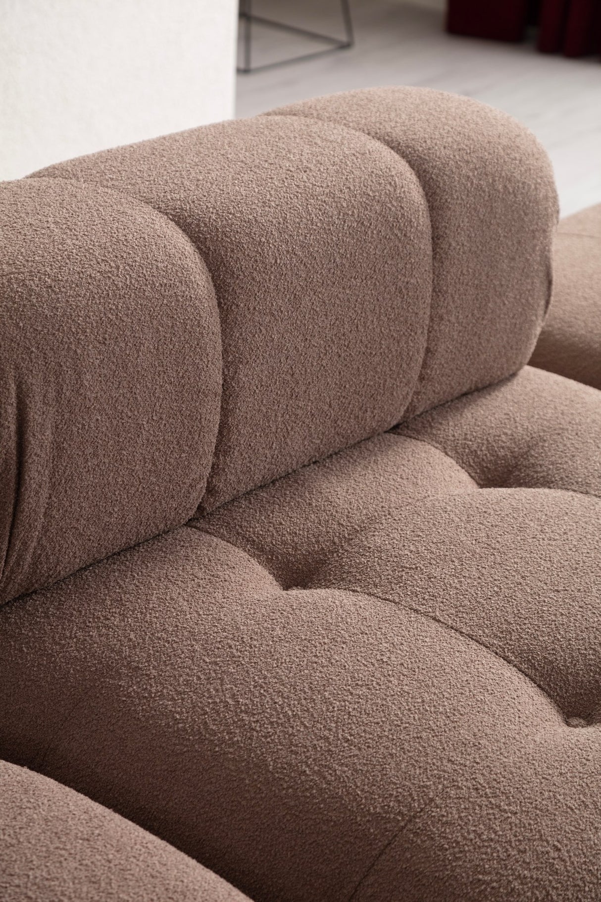Banken - Modulaire bank 3 - zits met hocker Doblo cappuccino - Dimehouse