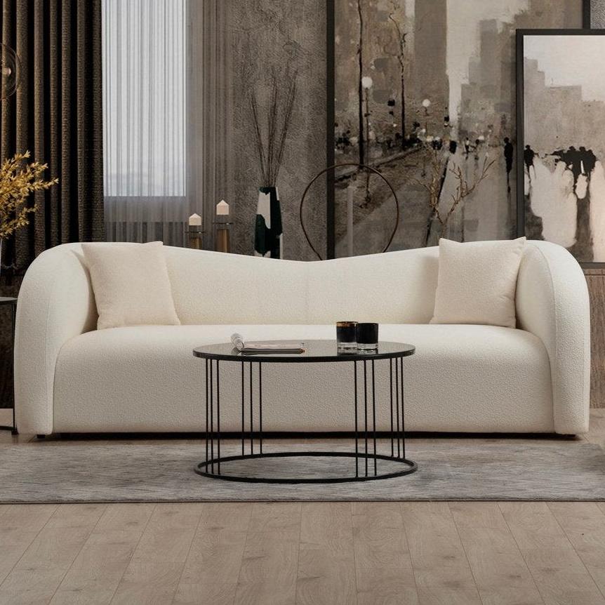 2-personers sofa Asos Cream