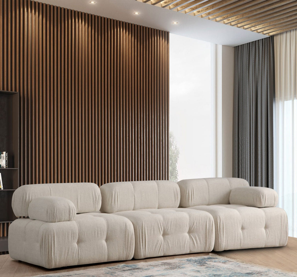 Modulopbygget sofa 3-personers Doblo creme