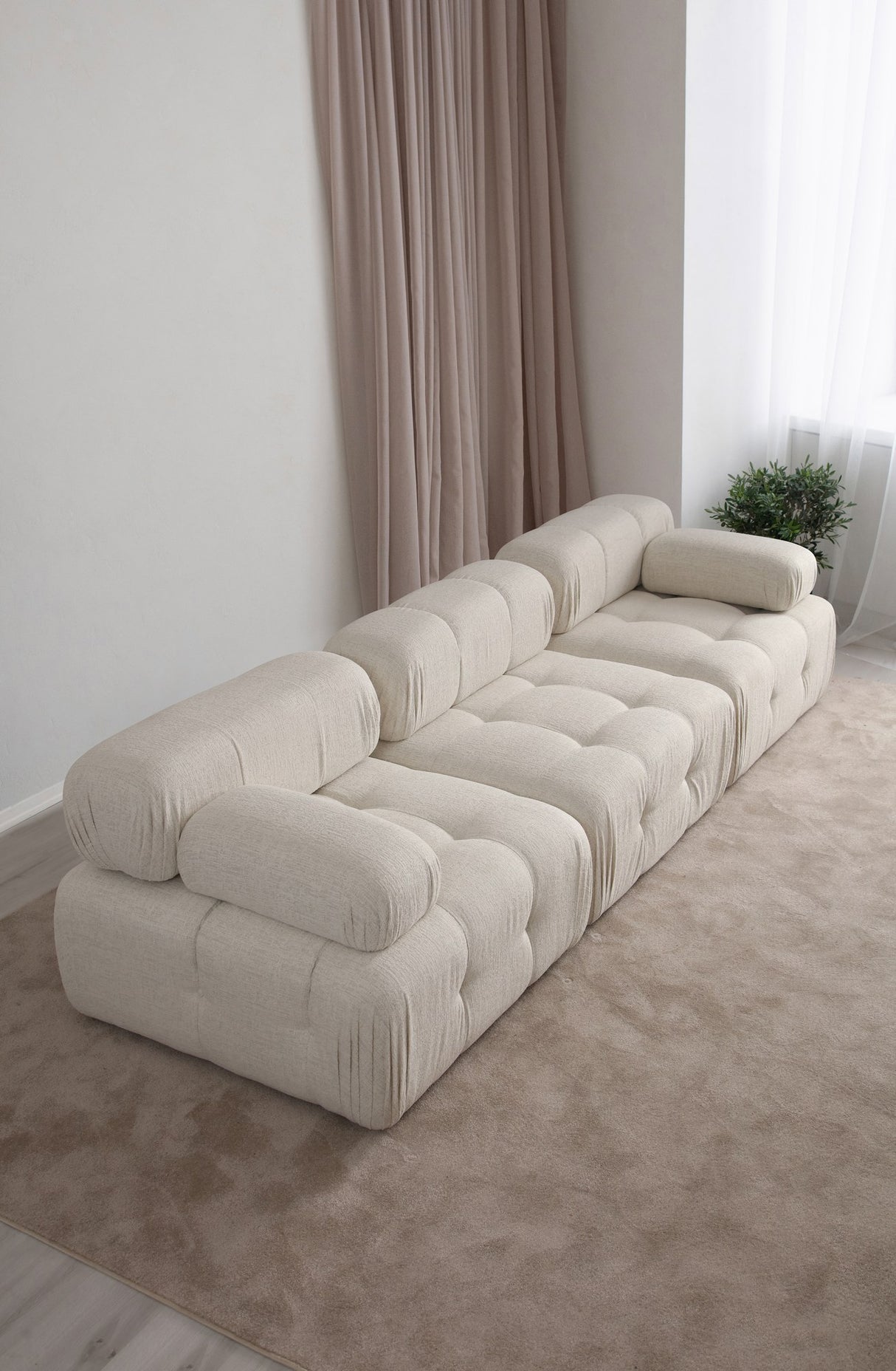 Modulopbygget sofa 3-personers Doblo creme
