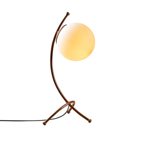 Bordlampe Hvid Glas Nightstrike